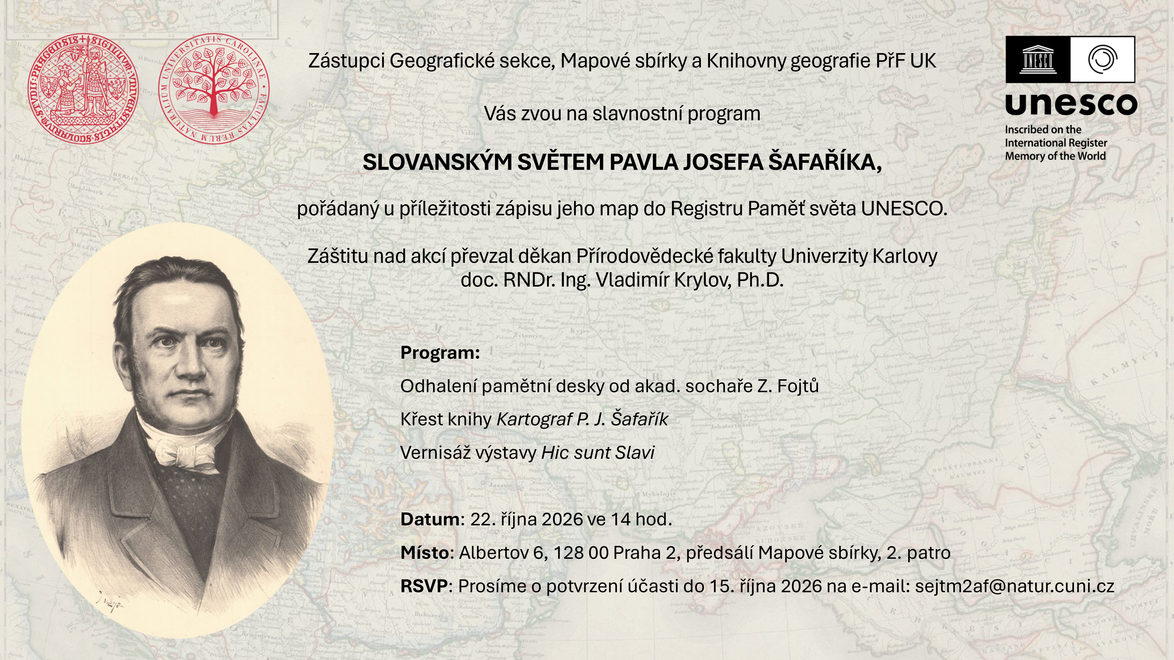 Slavnost Safarik pozvanka